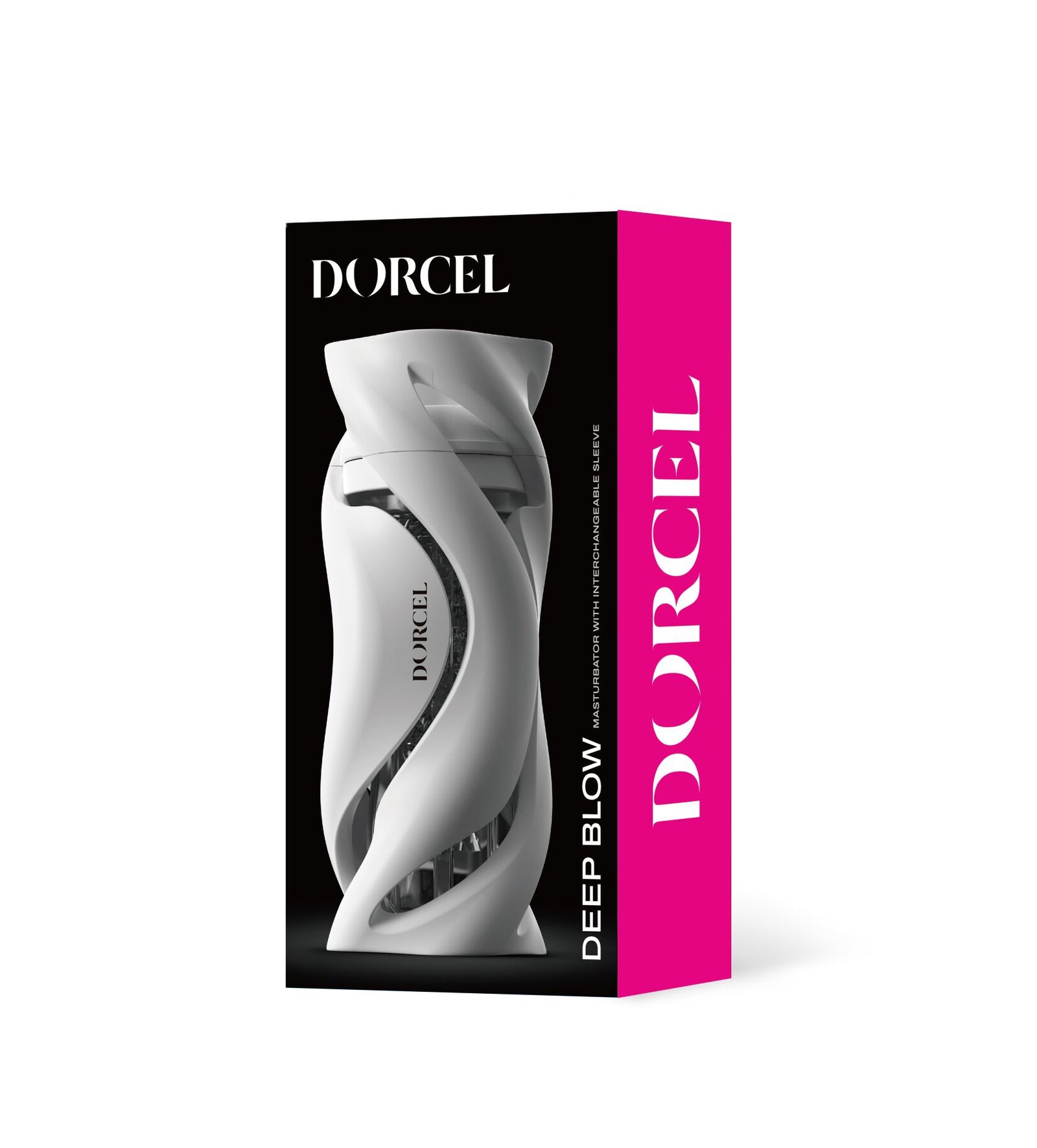 Мастурбатор Dorcel DEEP BLOW WHITE, подвійне використання - Зображення 6