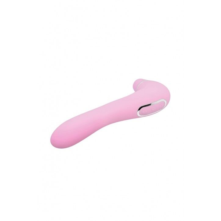 Вакуумний стимулятор з вібрацією Wooomy Smoooch Pink Clitoral Suction & Vibration, 10х2 режимів - Зображення 3