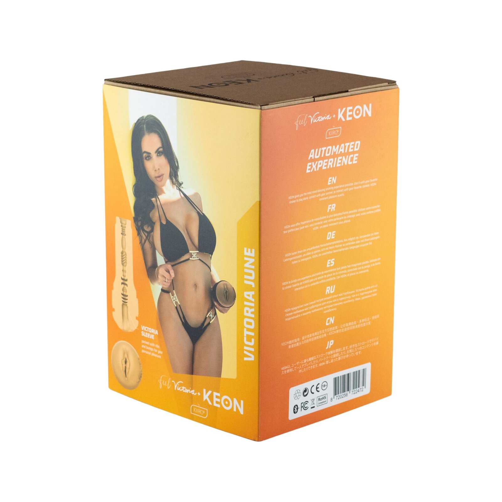 Інтерактивна секс-машина для чоловіків Kiiroo Keon Combo Set з мастурбатором Feel Victoria - Зображення 7