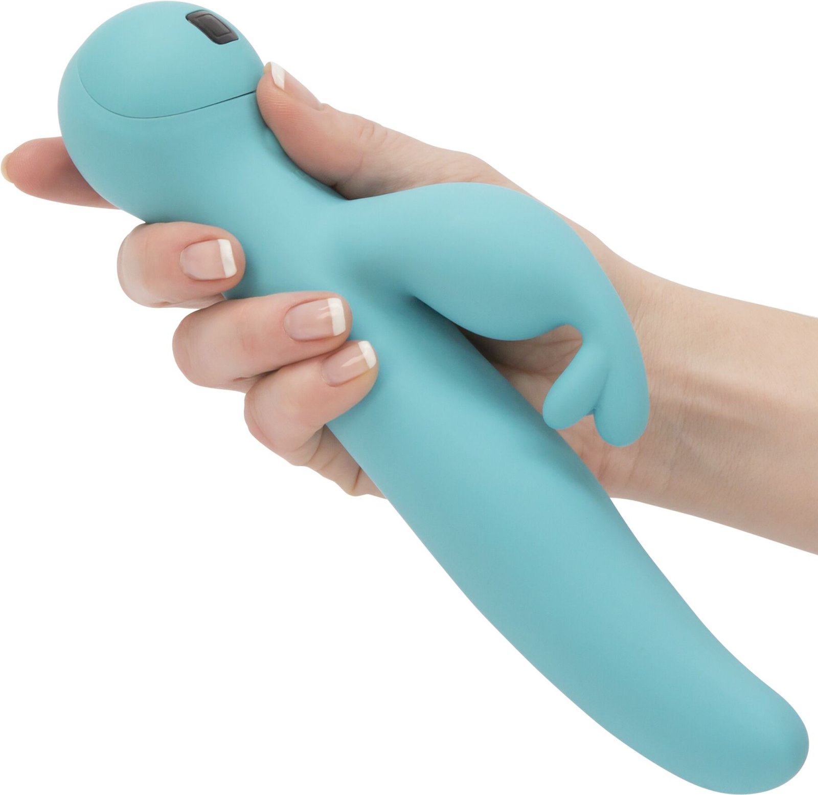 Вібратор-кролик Touch by SWAN - Trio Teal, сенсорне керування, ротація, діаметр 3,8 см - Зображення 5