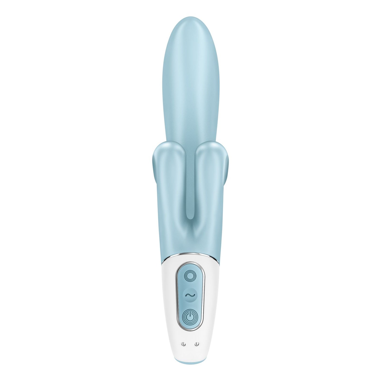 Вібратор-кролик Satisfyer Touch Me Blue, подвійний відросток, 3 потужні мотори - Зображення 6