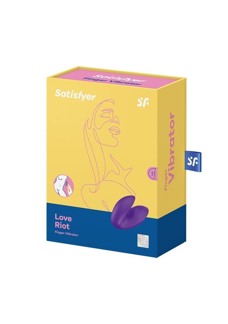 Вібратор на палець Satisfyer Love Riot Purple, 12 варіантів використання - Зображення 6