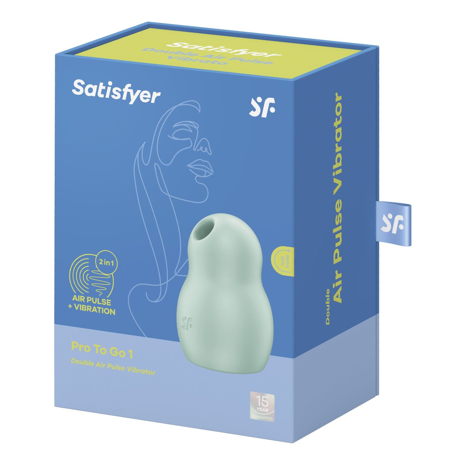 Вакуумний стимулятор з вібрацією Satisfyer Pro To Go 1 Mint - Зображення 7