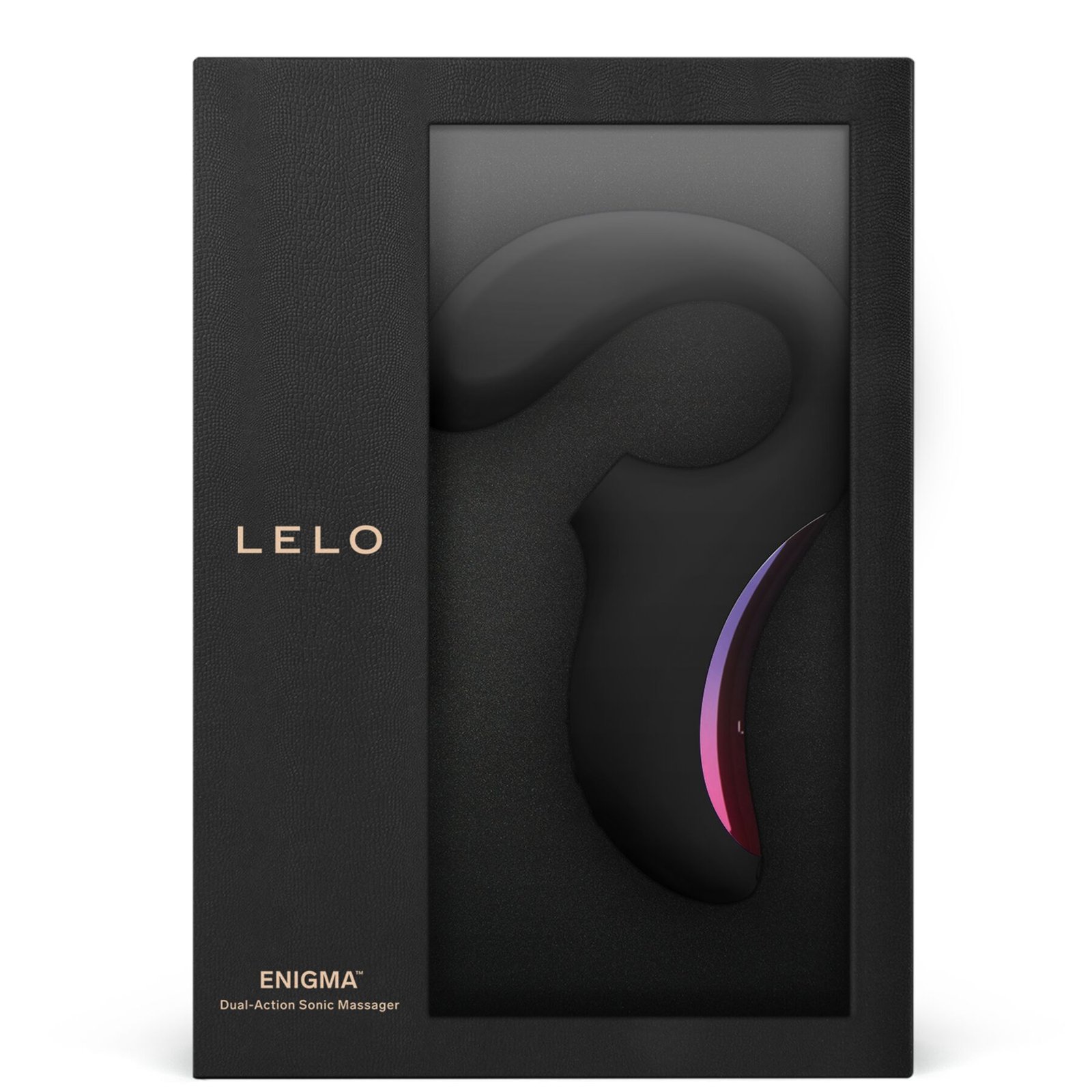 Кліторально-вагінальний звуковий стимулятор LELO Enigma Black - Зображення 8