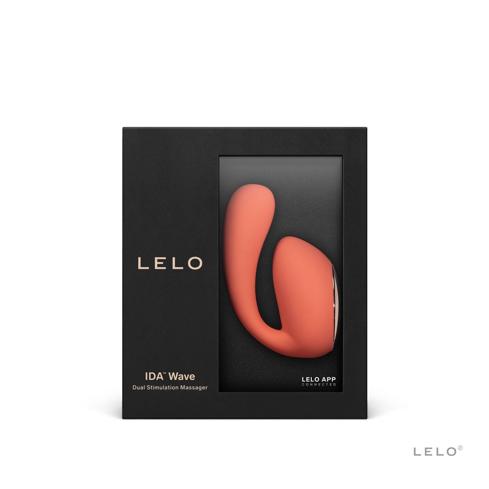 Смарт-вібратор LELO Ida Wave Coral Red, вагінально-кліторальний, технологія WaveMotion, 2 мотори - Зображення 7