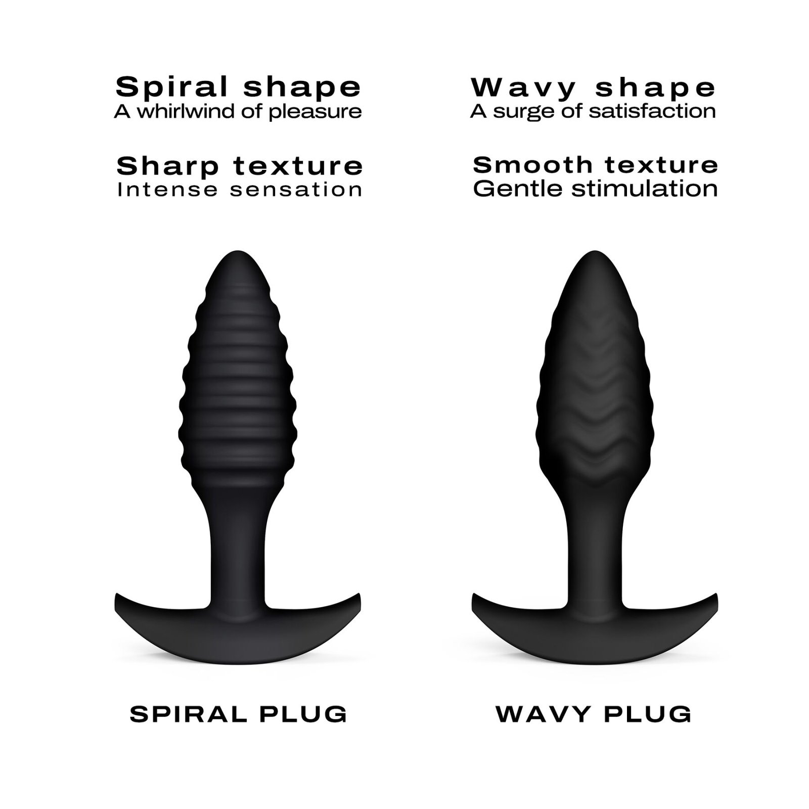 Анальна пробка Dorcel WAVY PLUG, діаметр 3 см, силікон - Зображення 4
