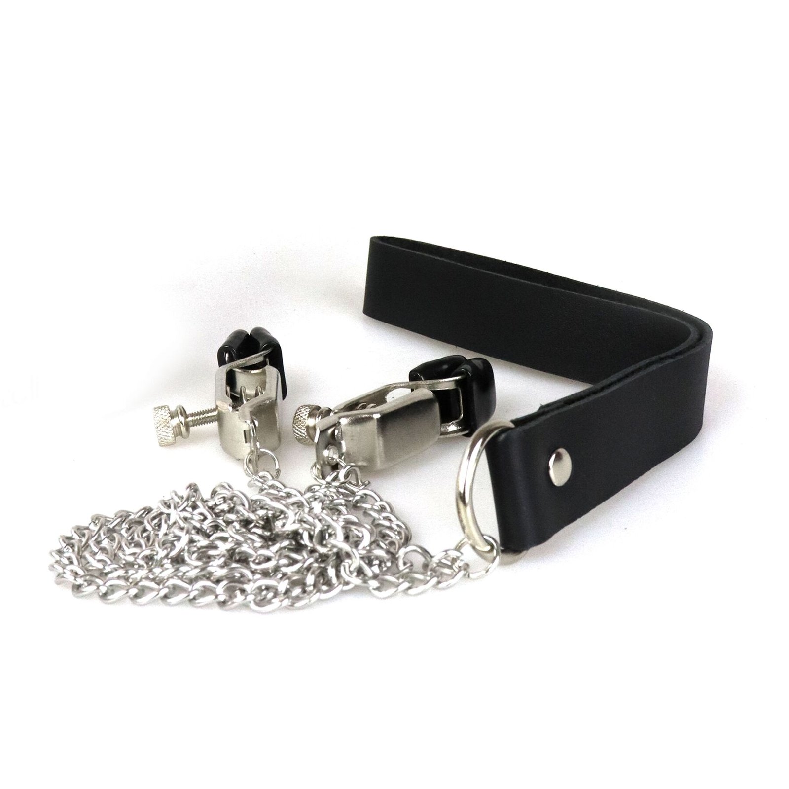 Затискачі для сосків із повідцем на металевому ланцюжку Art of Sex - Kendal - Зображення 3