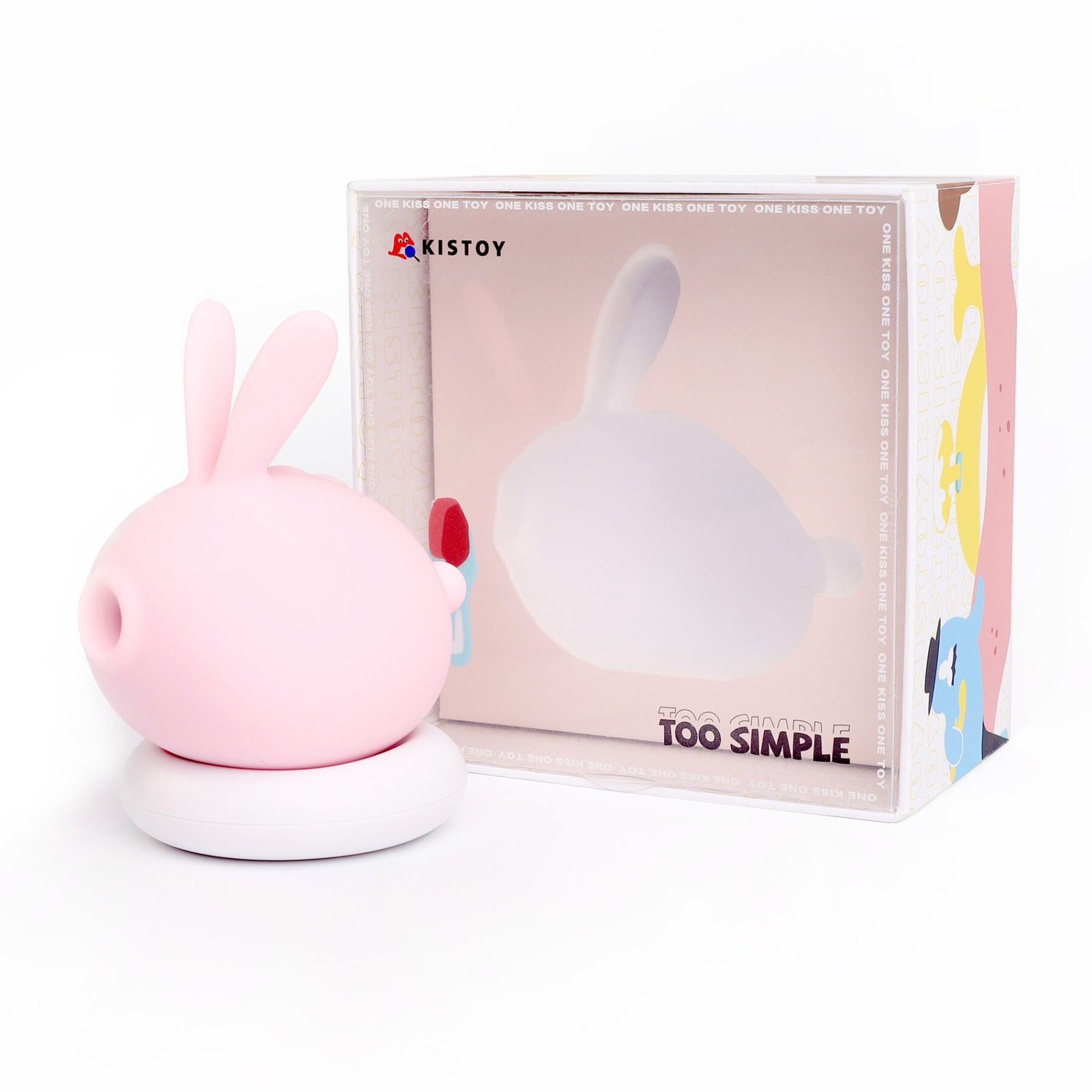 Вакуумний кліторальний стимулятор з вібрацією KISTOY Too Simple Pink - Зображення 6