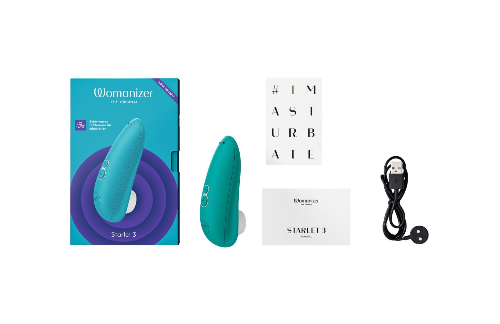 Вакуумний кліторальний стимулятор Womanizer Starlet 3 TURQUOISE - Зображення 4