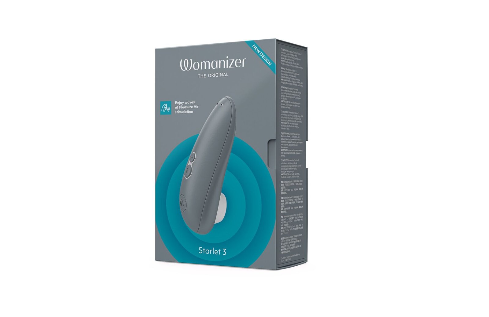 Вакуумний кліторальний стимулятор Womanizer Starlet 3 GREY - Зображення 6