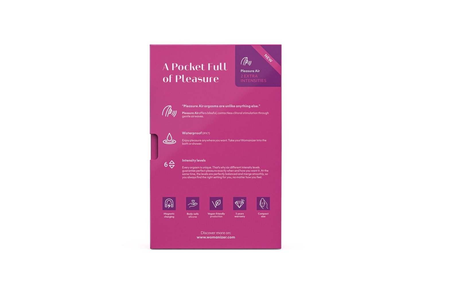 Вакуумний кліторальний стимулятор Womanizer Starlet 3 PINK - Зображення 7