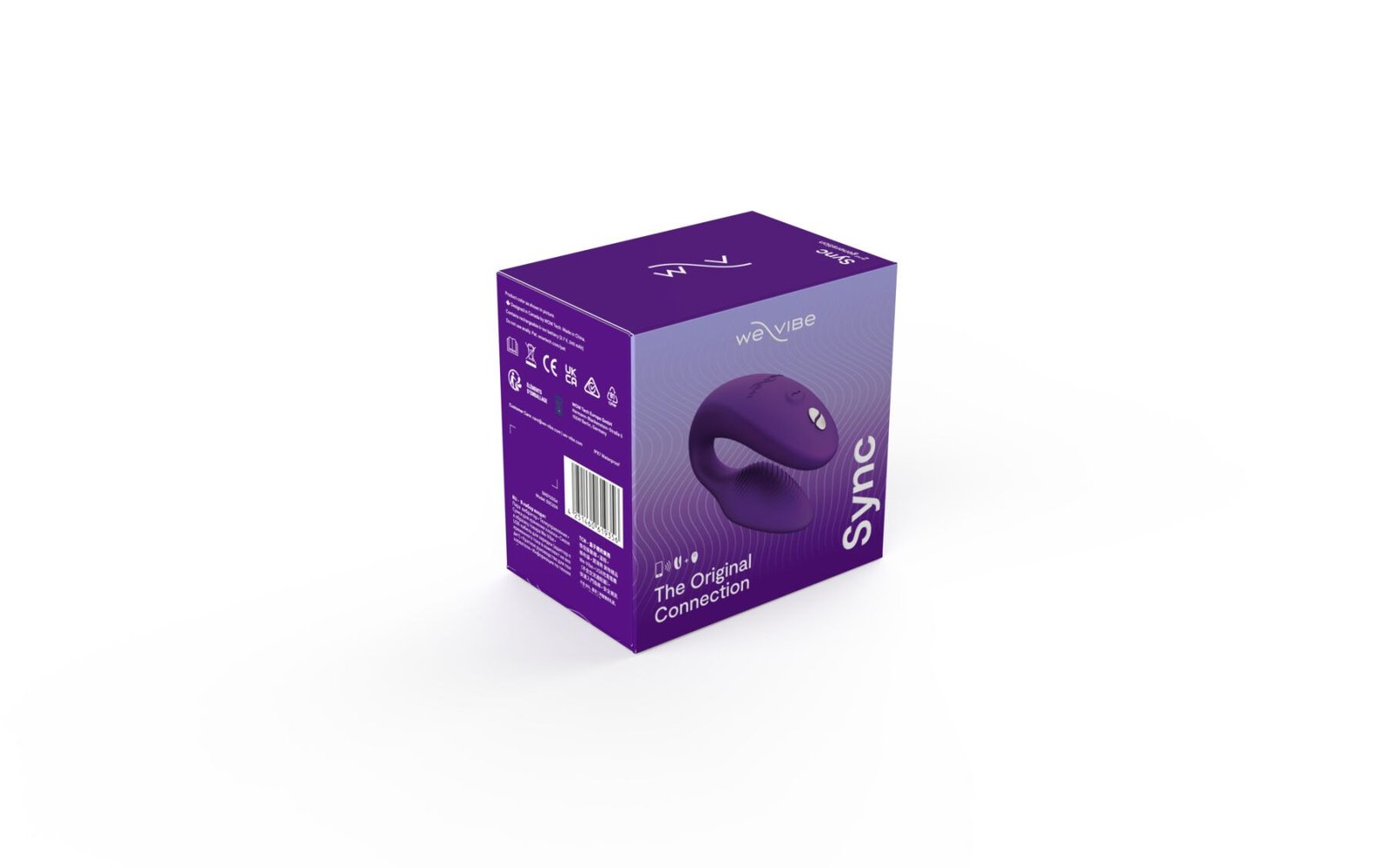 Смарт-вібратор для пар We-Vibe Sync 2 Purple, 10 віброрежимів, пульт ДК - Зображення 9