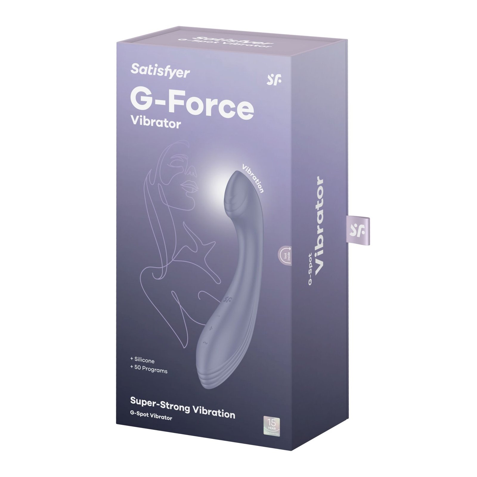 Вібратор для точки G Satisfyer G-Force Violet, 10 режимів + 5 рівнів інтенсивності - Зображення 6