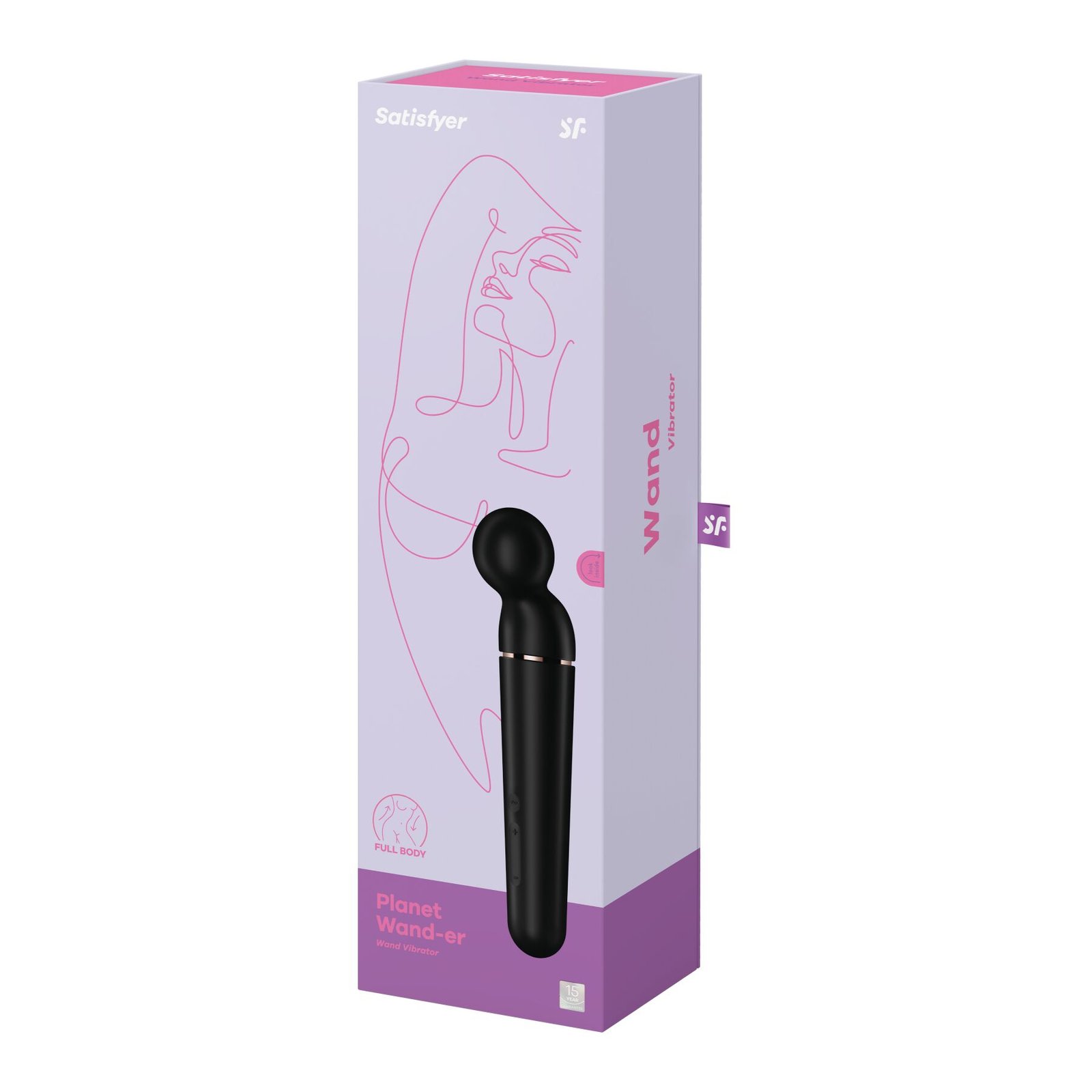 Вібромасажер Satisfyer Planet Wand-er Black/Rosegold, дуже потужний, бездротовий - Зображення 6