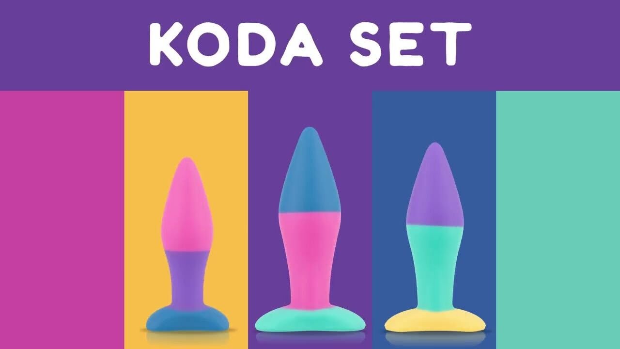 Набір анальних пробок PMV20 Koda – Butt Plug Set, діаметр 2,9 см, 3,9 см, 5 см - Зображення 6