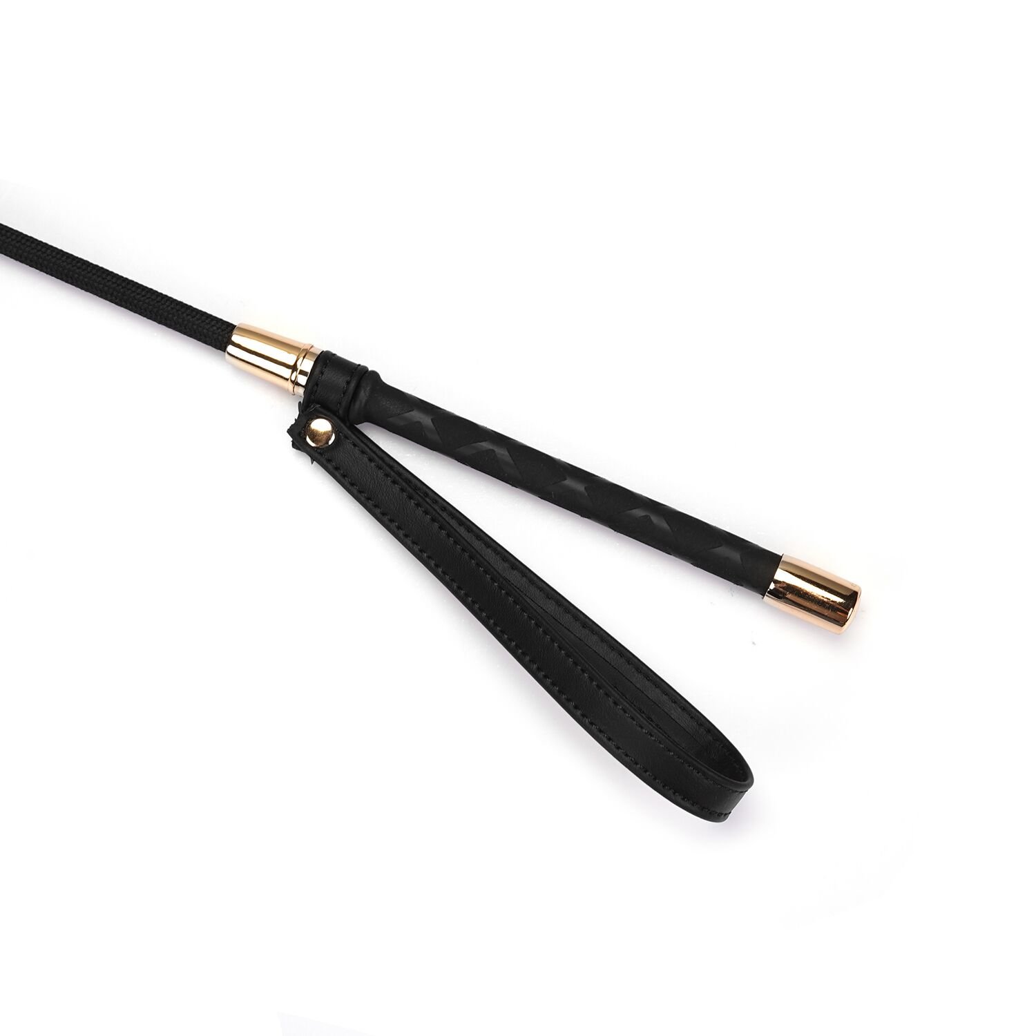 Шльопалка-сердечко Liebe Seele Black Organosilicon Riding Crop, екошкіра - Зображення 3