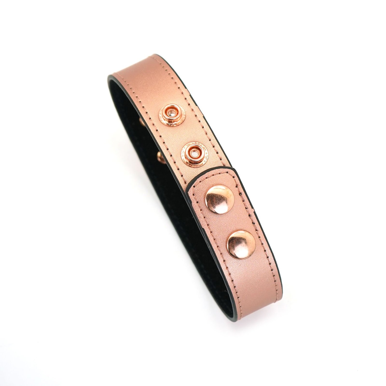 Нашийник із затискачами для сосків Liebe Seele Rose Gold Memory Collar with Nipple Clamps, шкіра - Зображення 11
