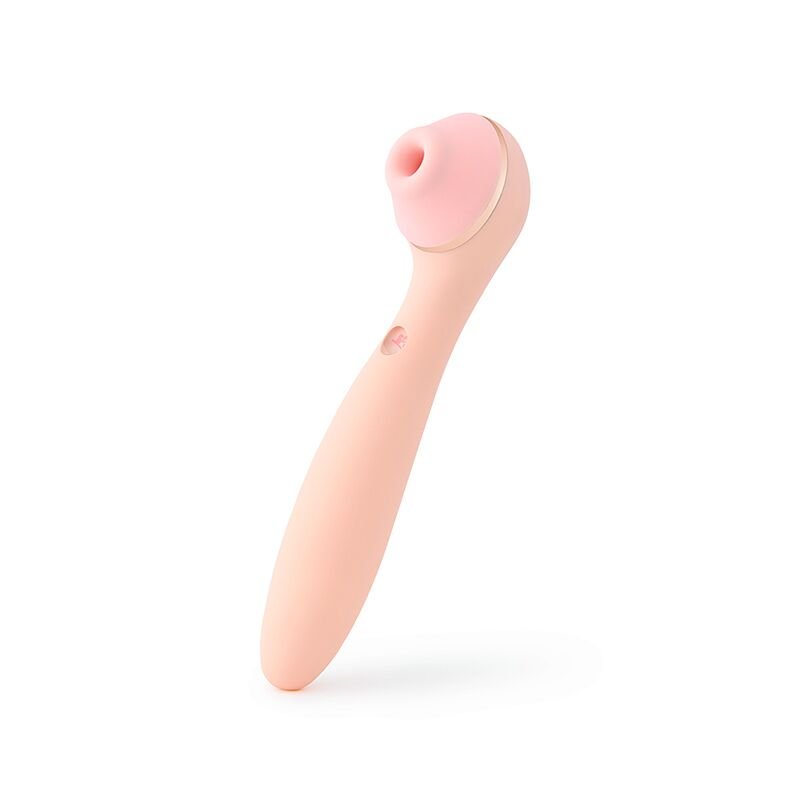 Вакуумний стимулятор з вібратором KISSTOY Polly Max Pink - Зображення 3