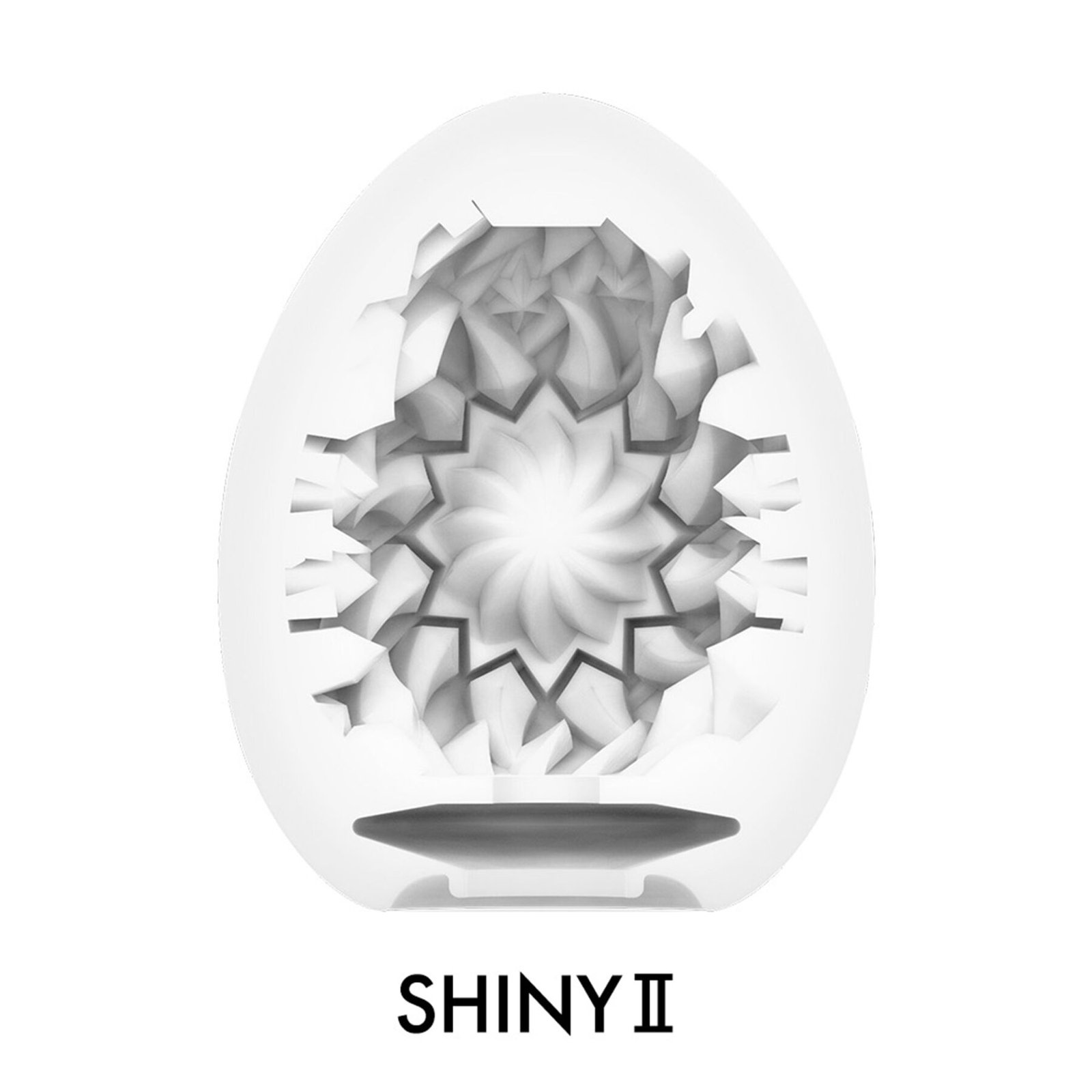 Мастурбатор-яйце Tenga Egg Shiny II, щільний TPE, пробник лубриканту 5 мл - Зображення 3