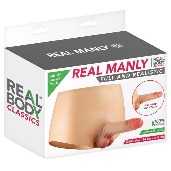 Страпон Real Body — Real Manly full and realistic L/XL - Зображення 5