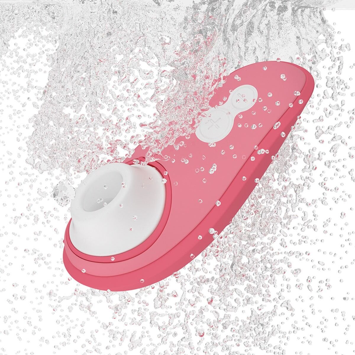 Вакуумний кліторальний стимулятор Womanizer Liberty 2 Vibrant Rose, 8 режимів, магнітна кришечка - Зображення 6