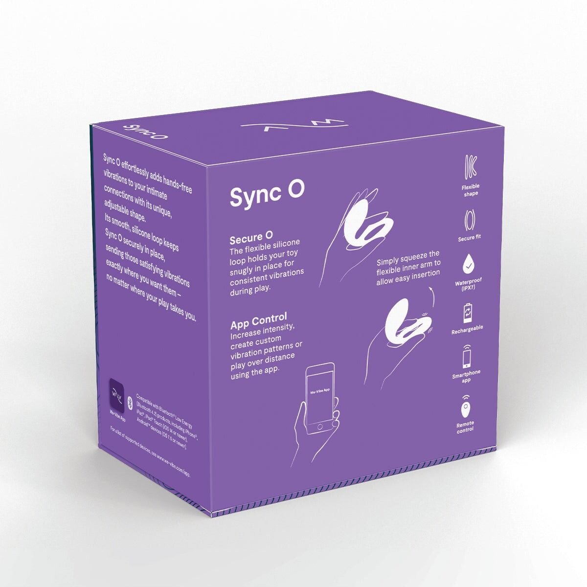 Смарт-вібратор для пар We-Vibe Sync O Light Purple, пульт ДК - Зображення 11
