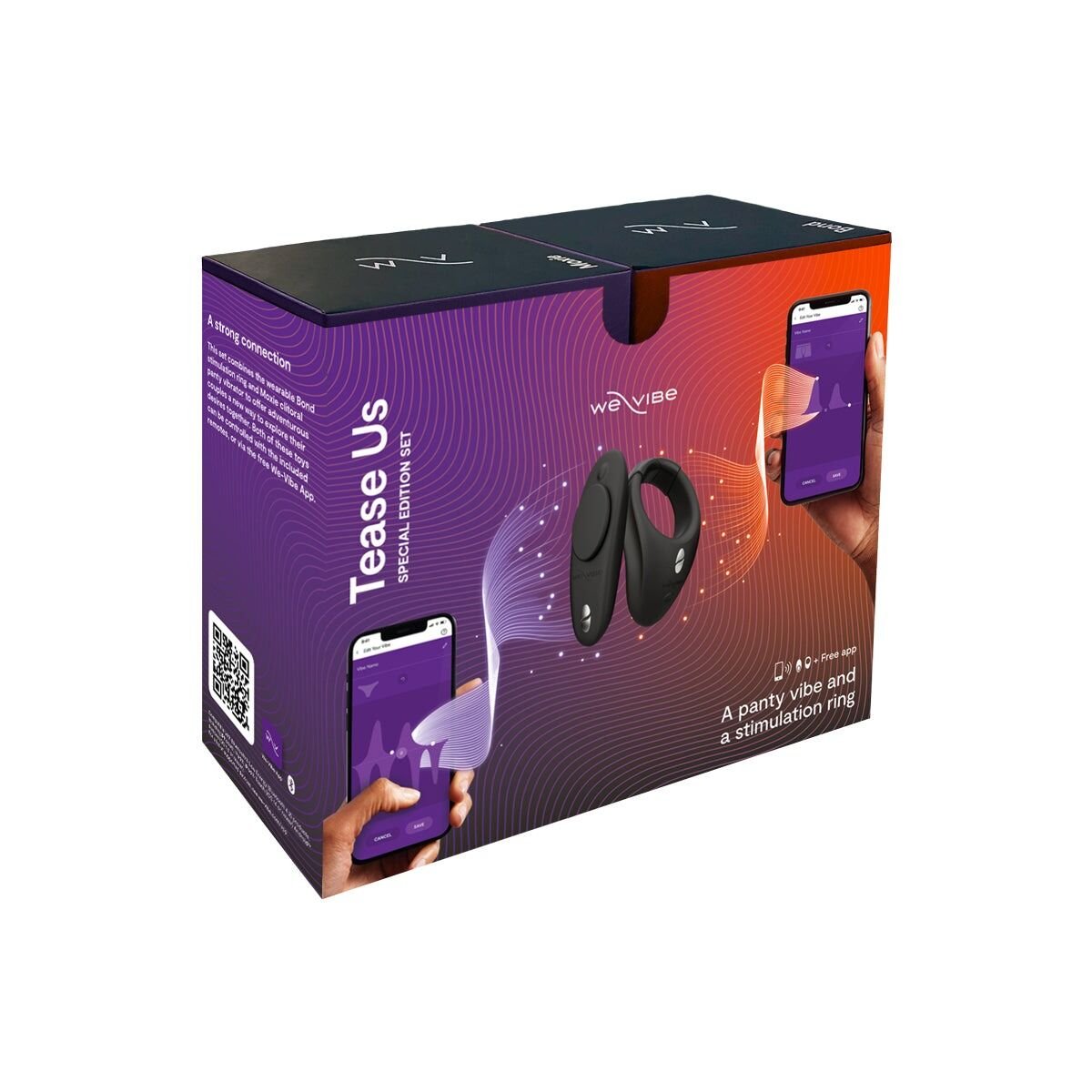 Набір We-Vibe Tease Us Set (смарт-вібратор у трусики Moxie+ & смарт-віброкільце під одяг Bond) - Зображення 9