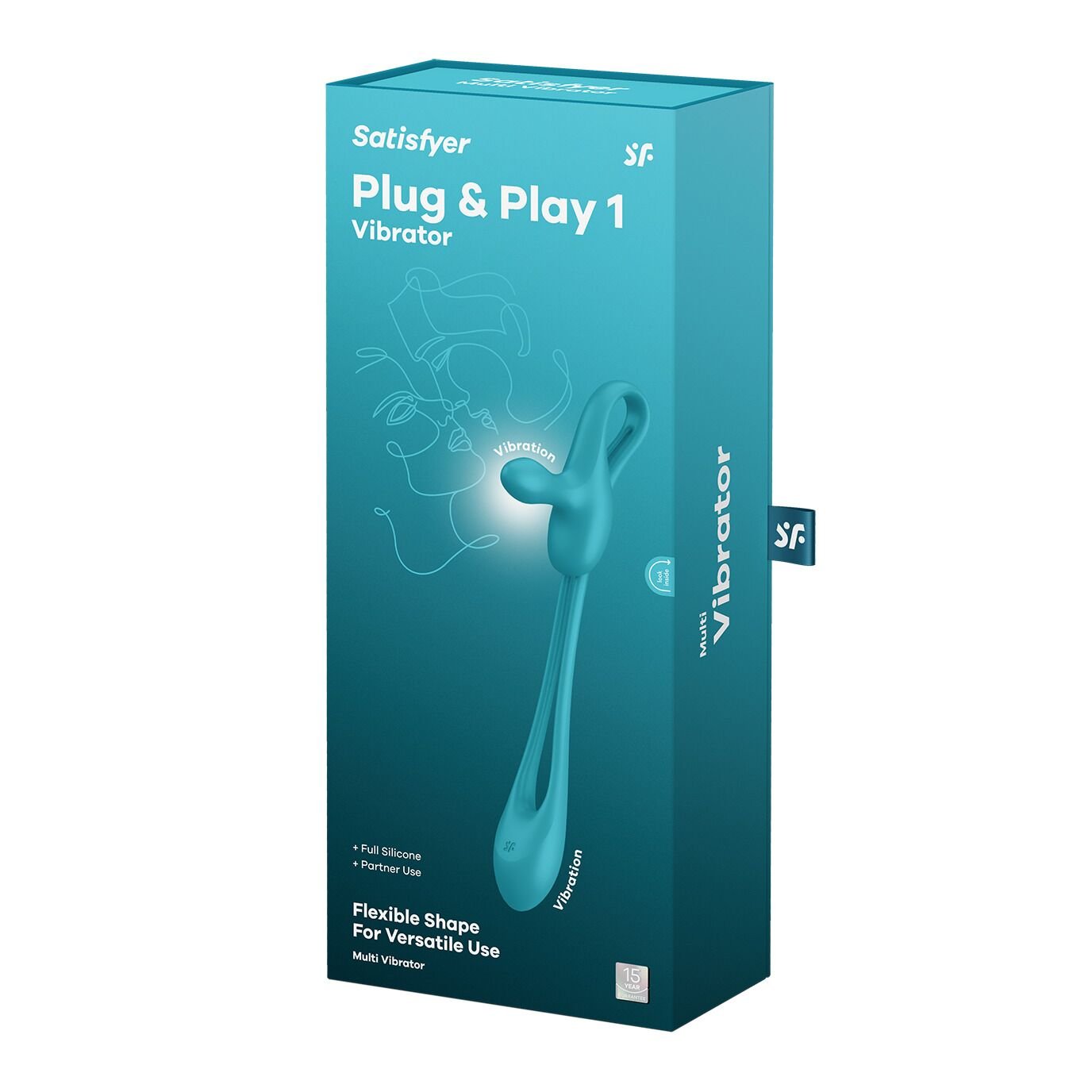 Мультивібратор Satisfyer Plug & Play 1, для неї та для нього, 2 мотори - Зображення 8