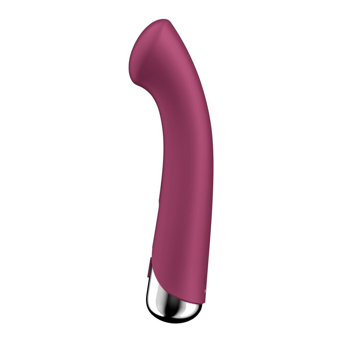 Вібратор з ротацією Satisfyer Spinning G-Spot 1 Red, плоский майданчик для стимуляції точки G - Зображення 3