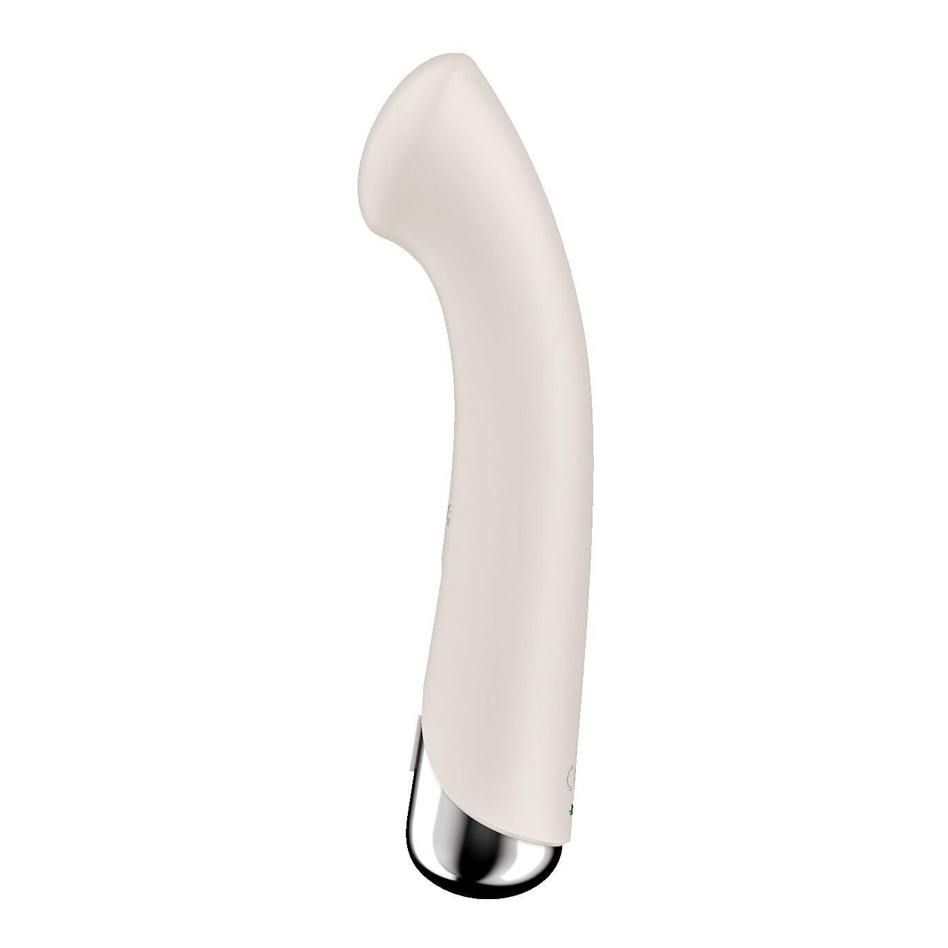 Вібратор з ротацією Satisfyer Spinning G-Spot 1 Beige, плоский майданчик для стимуляції точки G - Зображення 3