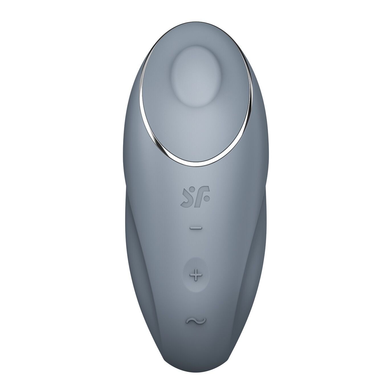 Вібростимулятор-пульсатор Satisfyer Tap & Climax 1 Bluegrey, ефект постукування пальцем, 2 мотори - Зображення 3