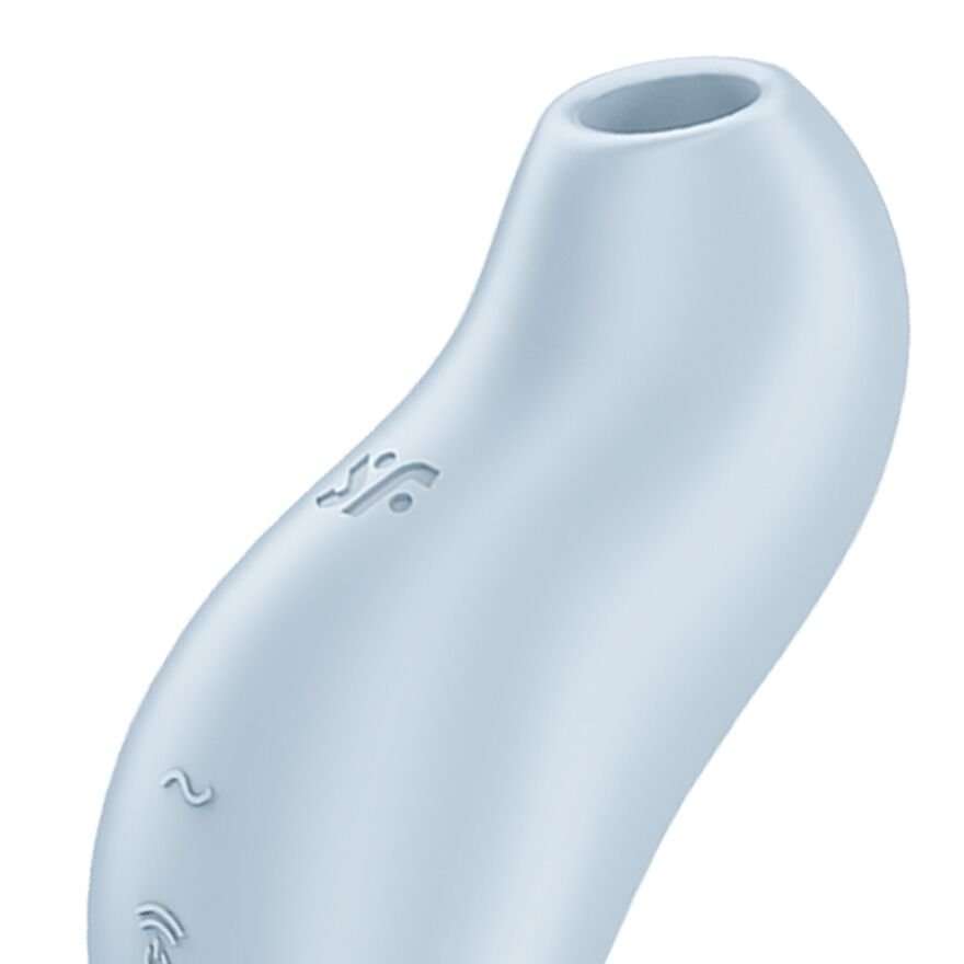 Вакуумний кліторальний стимулятор з вібрацією Satisfyer Pocket Pro 1 Blue - Зображення 4