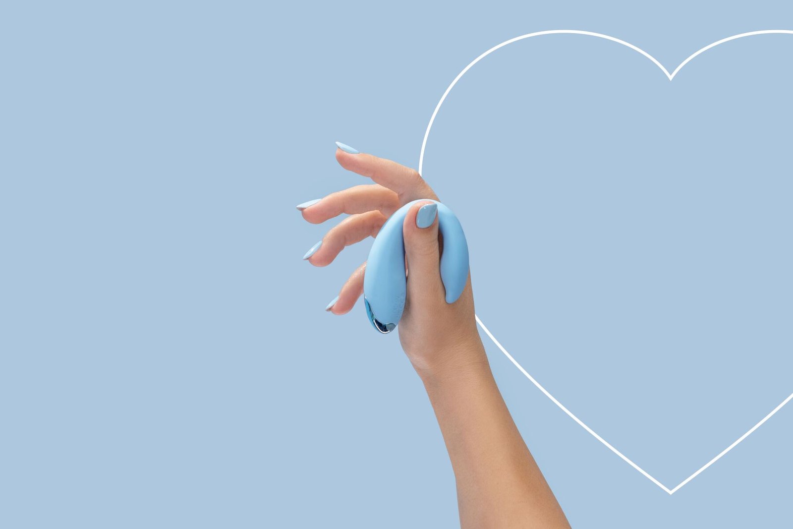 Вібратор для пар FairyGasm PleasureBerry blue, зарядний кейс, пульт ДК - Зображення 10