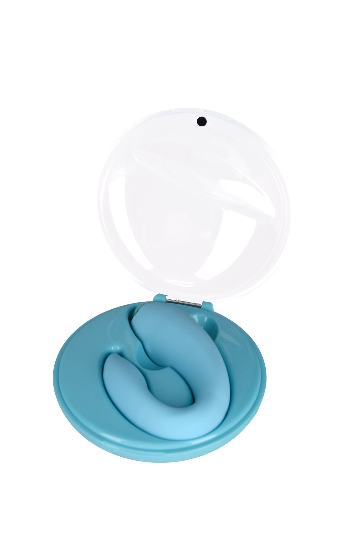 Вібратор для пар FairyGasm PleasureBerry blue, зарядний кейс, пульт ДК - Зображення 3