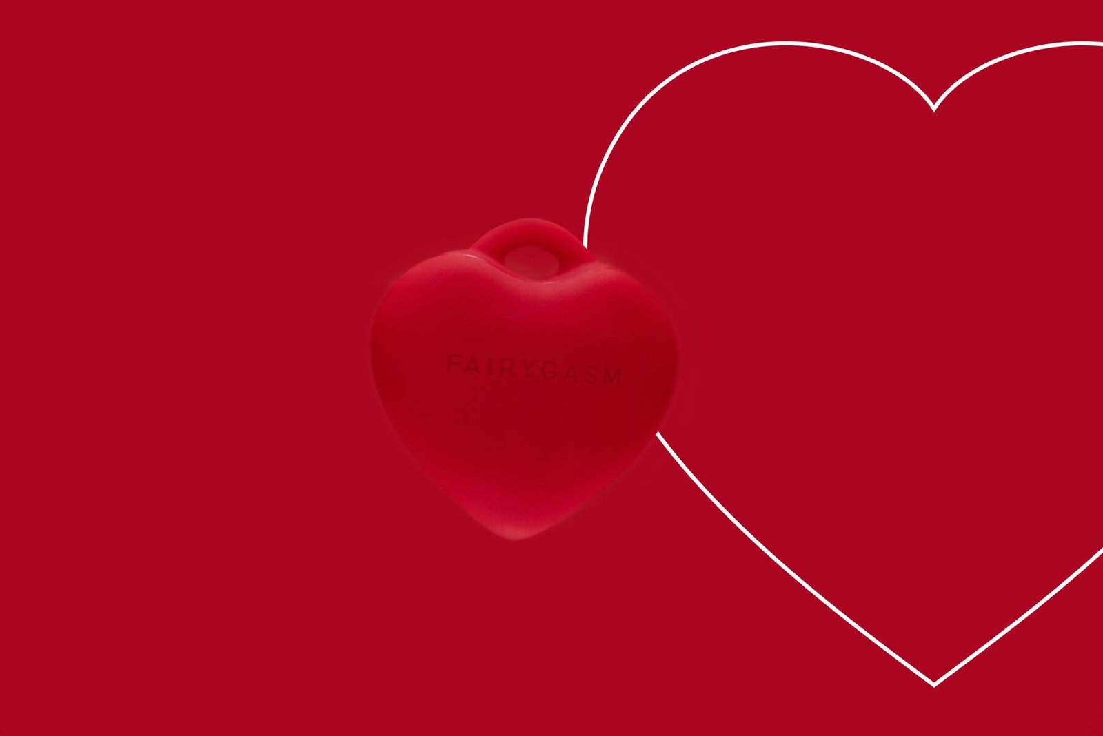 Мінівібратор «Сердечко» FairyGasm PleasureStone red, 9 режимів, на шнурку - Зображення 5