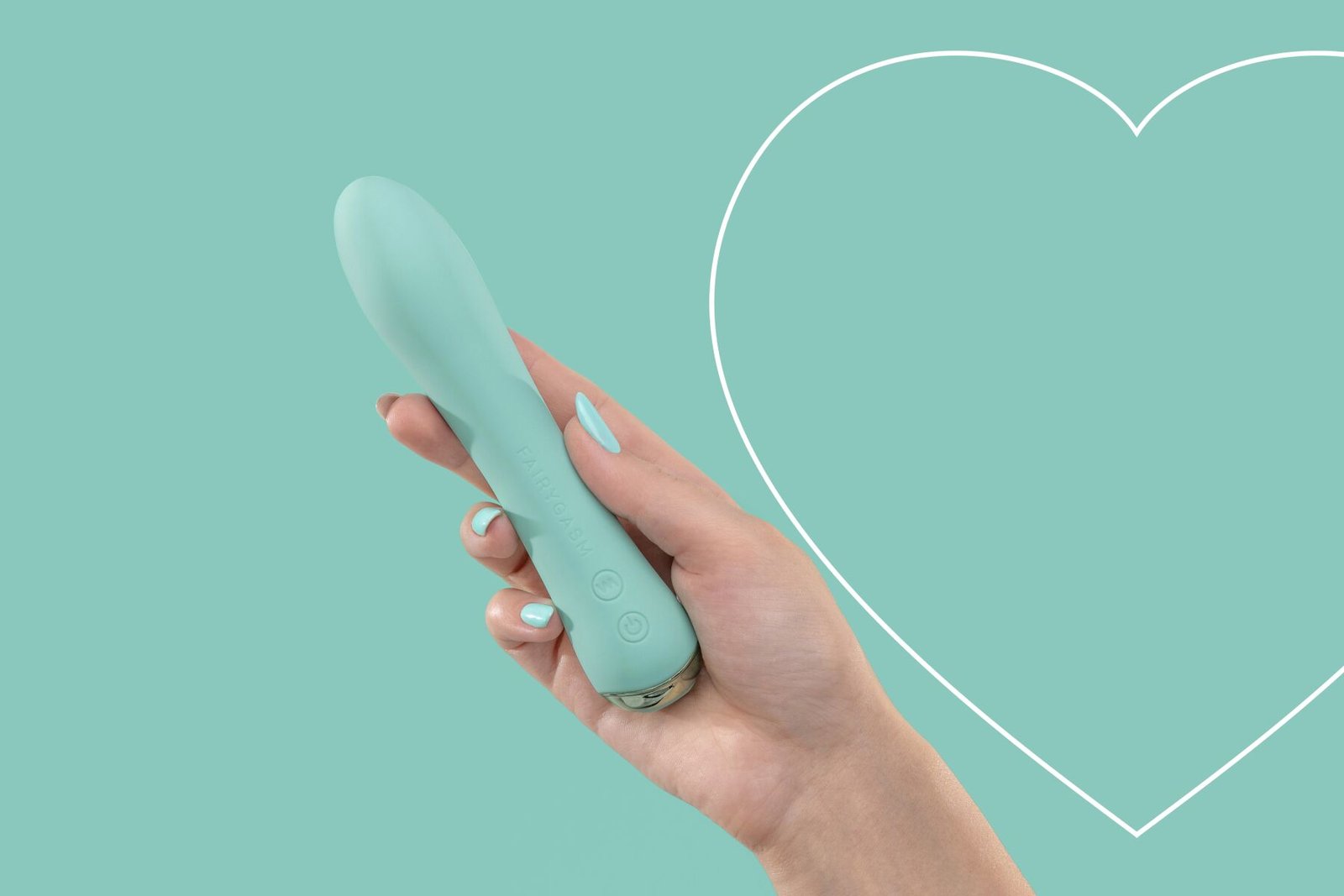 Вібратор з підігрівом FairyGasm WowGenie green, підігрів до 42 °C - Зображення 7