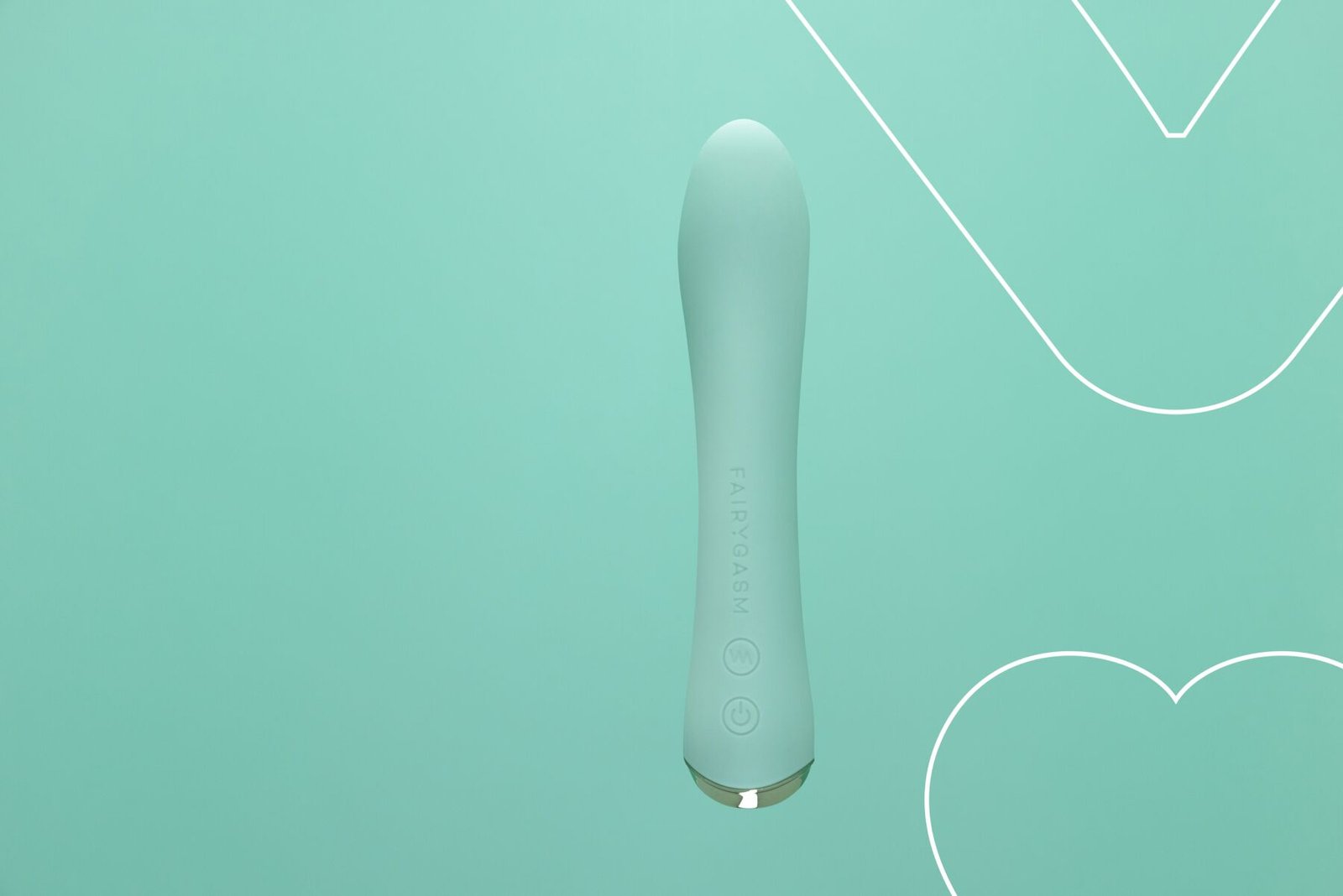 Вібратор з підігрівом FairyGasm WowGenie green, підігрів до 42 °C - Зображення 6