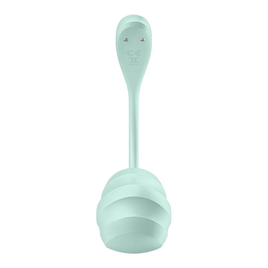 Смарт-віброяйце Satisfyer Smooth Petal Connect App Mint - Зображення 3