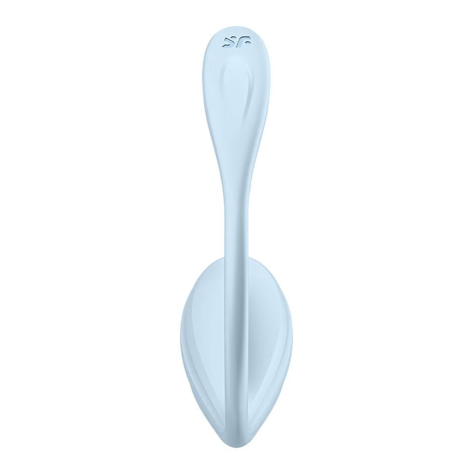 Смарт-віброяйце Satisfyer Smooth Petal Connect App Light Blue - Зображення 5