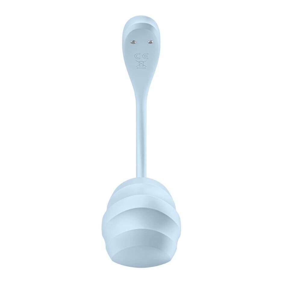 Смарт-віброяйце Satisfyer Smooth Petal Connect App Light Blue - Зображення 3