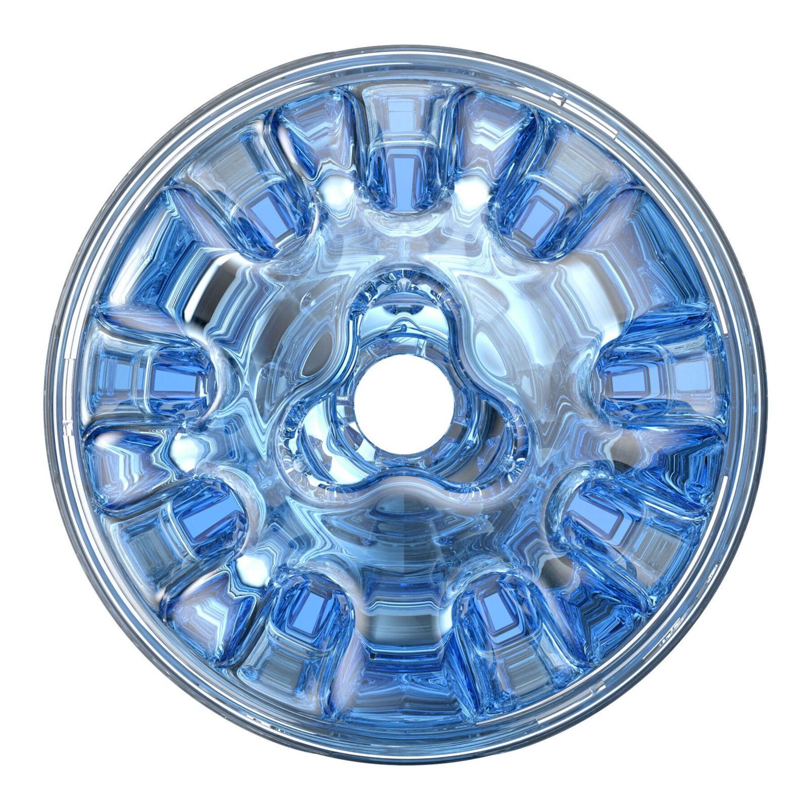 Мастурбатор Fleshlight Quickshot Turbo Blue Ice, компактний, чудово для пар і мінету - Зображення 3
