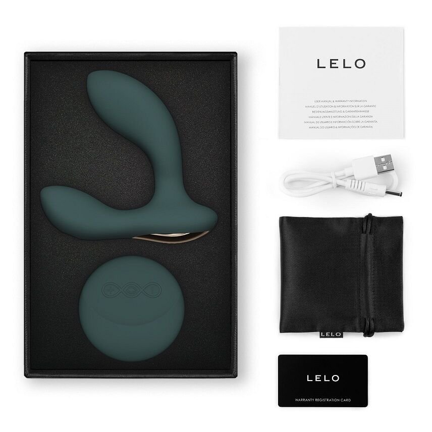 Масажер простати LELO Hugo 2 Remote Green, 2 мотори, дуже потужний, пульт ДК - Зображення 3