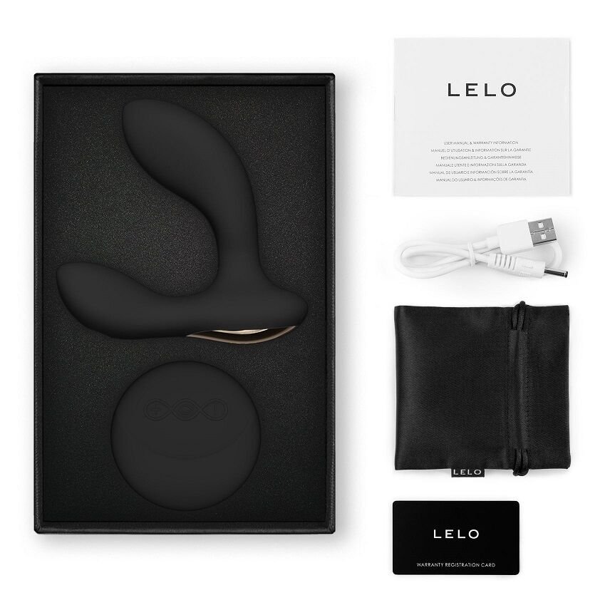 Масажер простати LELO Hugo 2 Remote Black, 2 мотори, дуже потужний, пульт ДК - Зображення 3