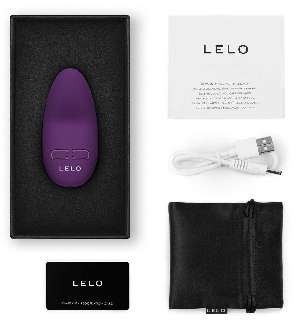Мінівібратор для клітора LELO Lily 3 Dark Plum, 10 режимів, дуже потужний - Зображення 4