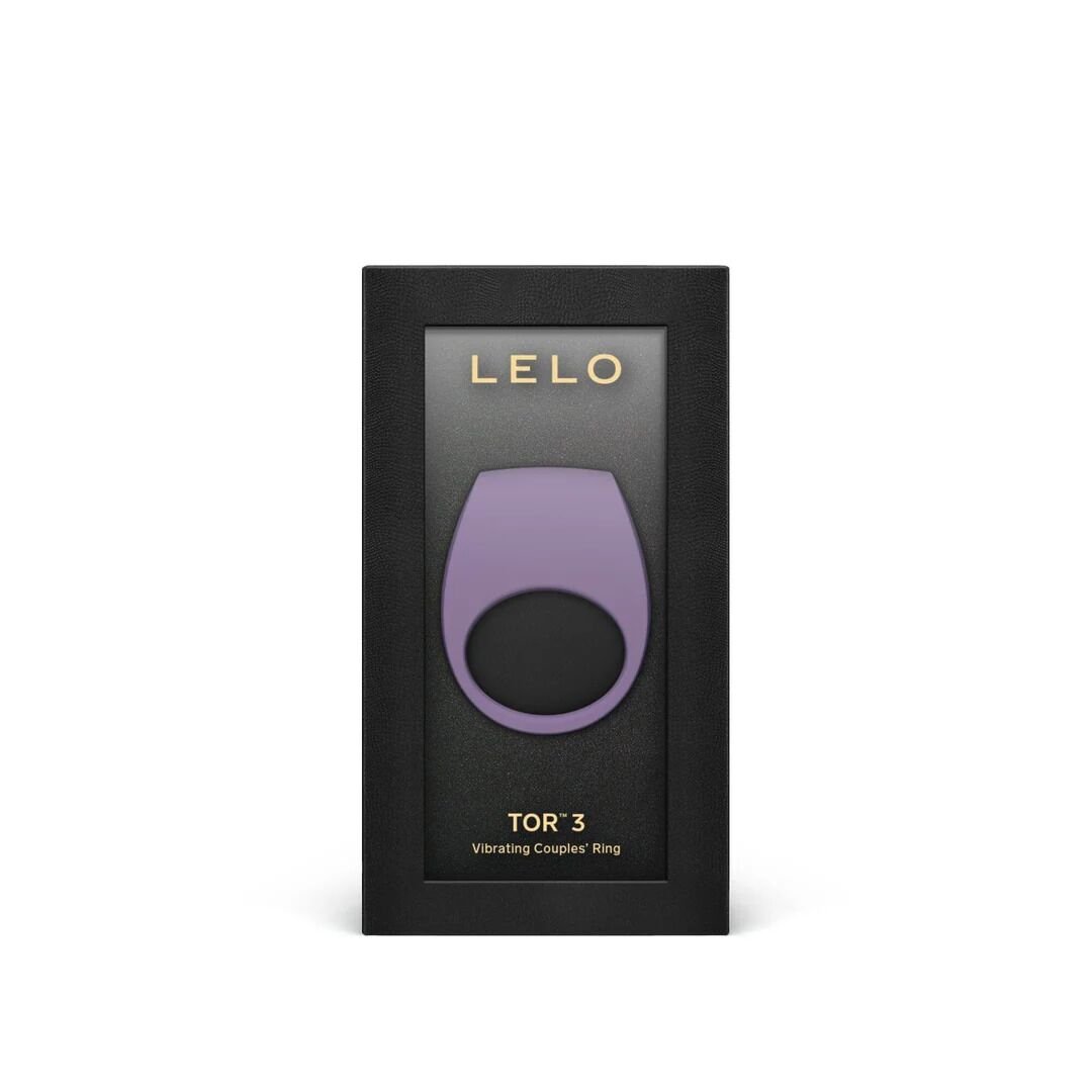 Ерекційне кільце з вібрацією LELO Tor 3 Violet Dusk, керування зі смартфона - Зображення 5