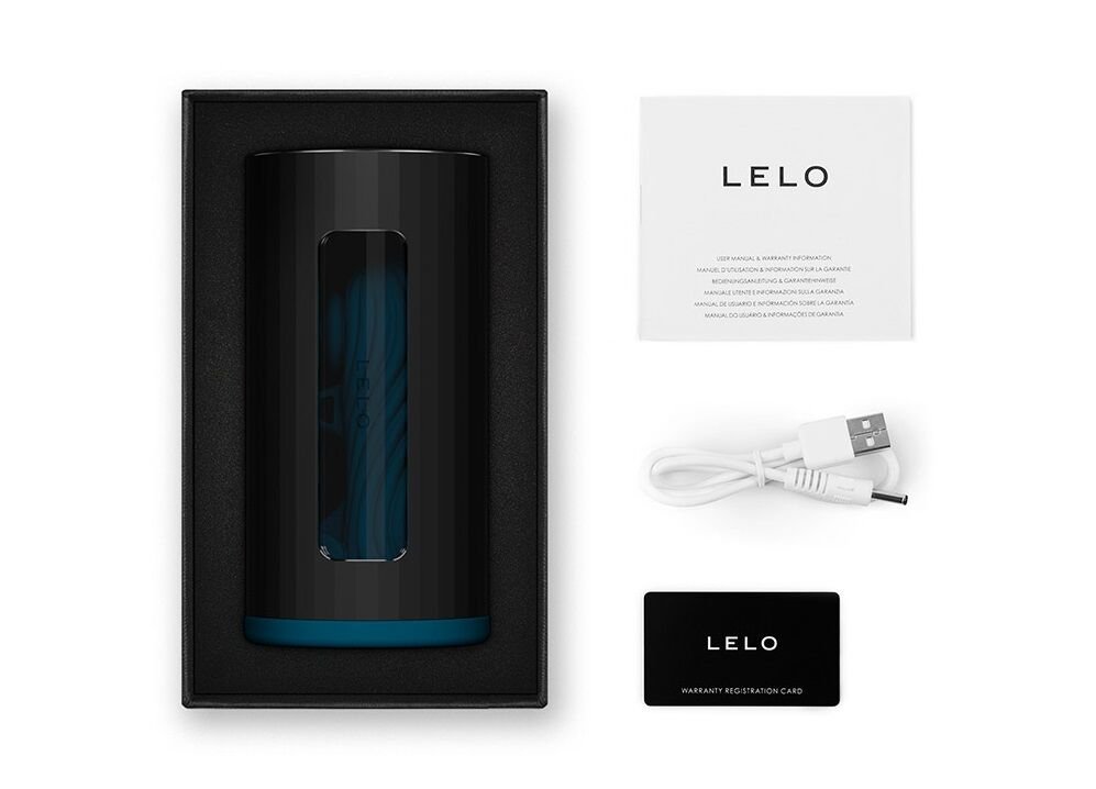 Смарт-мастурбатор LELO F1S V3 Teal, 2 мотори, 8 режимів, стимуляція звуковими хвилями - Зображення 3