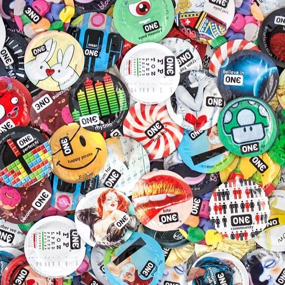 Презерватив ONE Pleasure Plus, 1 шт, з ребристою ділянкою на кінці, зі змазкою - Зображення 4