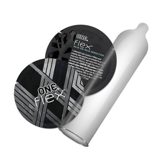 Презервативи ONE Flex Graphene, 10 шт, супертонкі, дуже міцні, подарункове паковання-тубус - Зображення 3