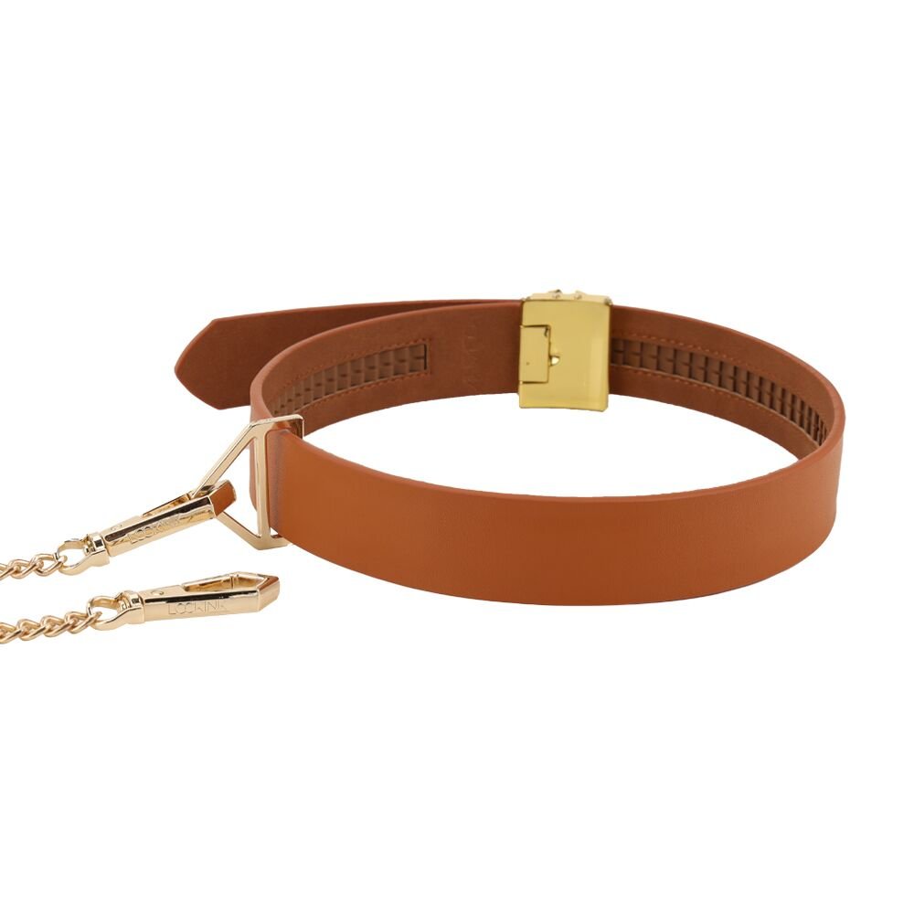 БДСМ-набір LOCKINK Bondage & Restraint Brown Set - Зображення 4