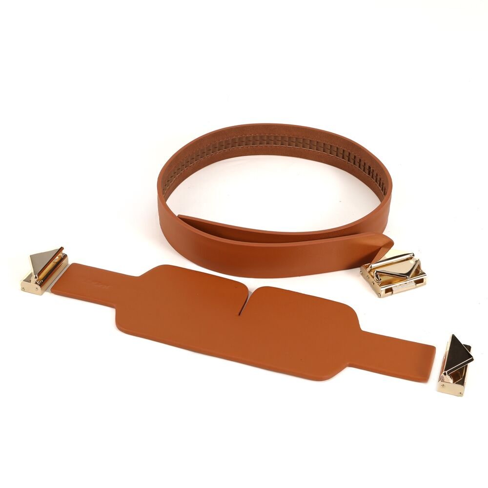 БДСМ-набір LOCKINK Bondage & Restraint Brown Set - Зображення 3